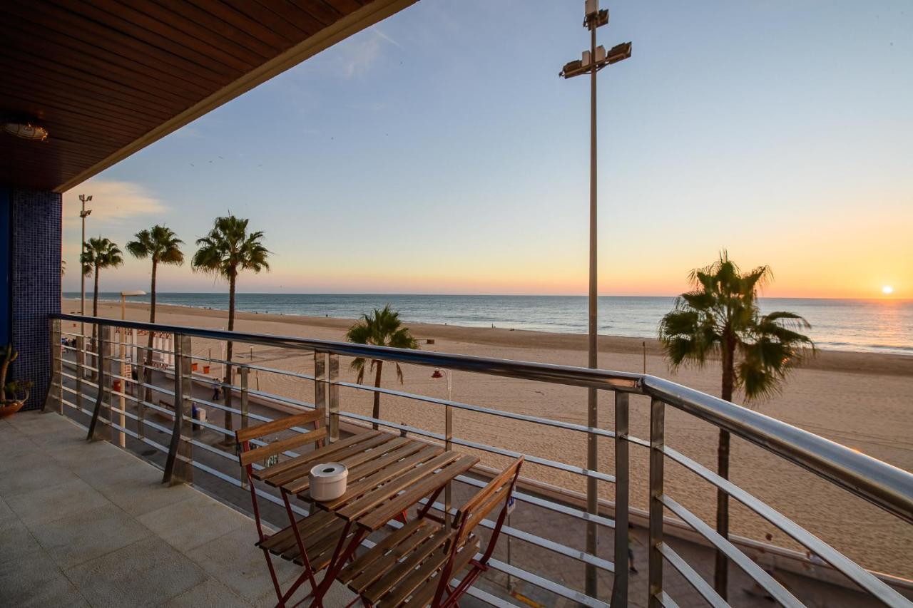 Preciado Apartamento Con Vistas Frontales Al Mar Cadice Esterno foto
