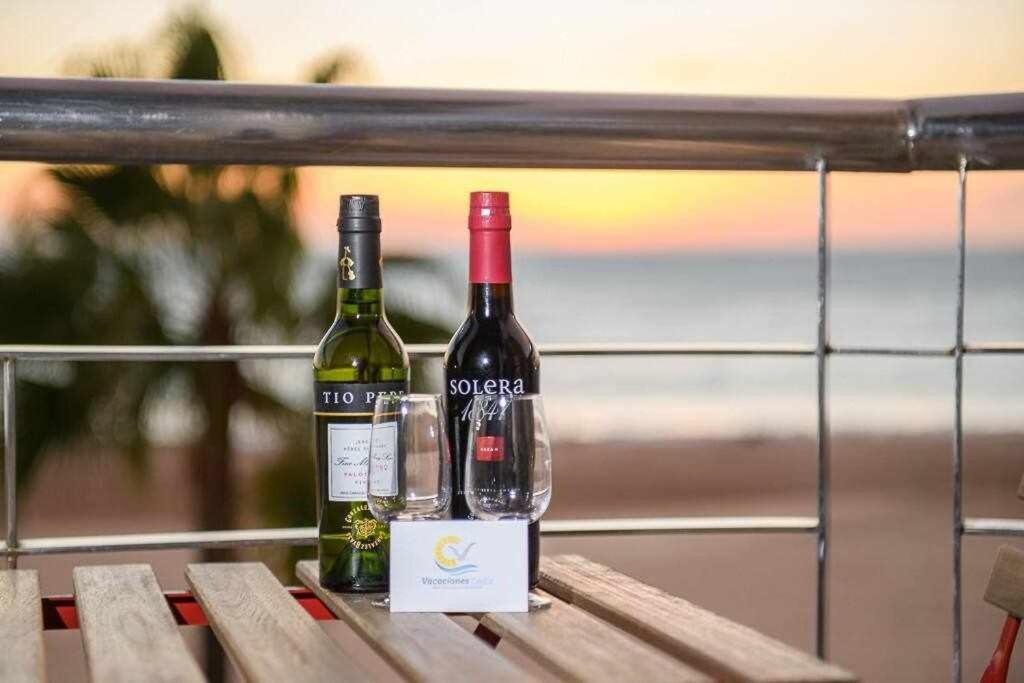 Preciado Apartamento Con Vistas Frontales Al Mar Cadice Esterno foto
