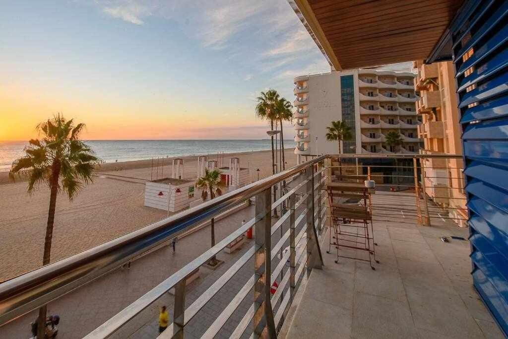 Preciado Apartamento Con Vistas Frontales Al Mar Cadice Esterno foto